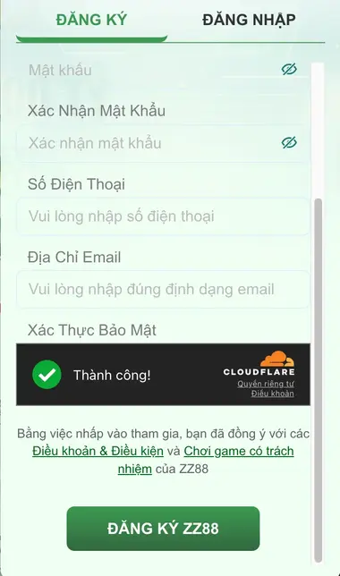 Giới Thiệu Về Đăng Ký Tại ZZ88